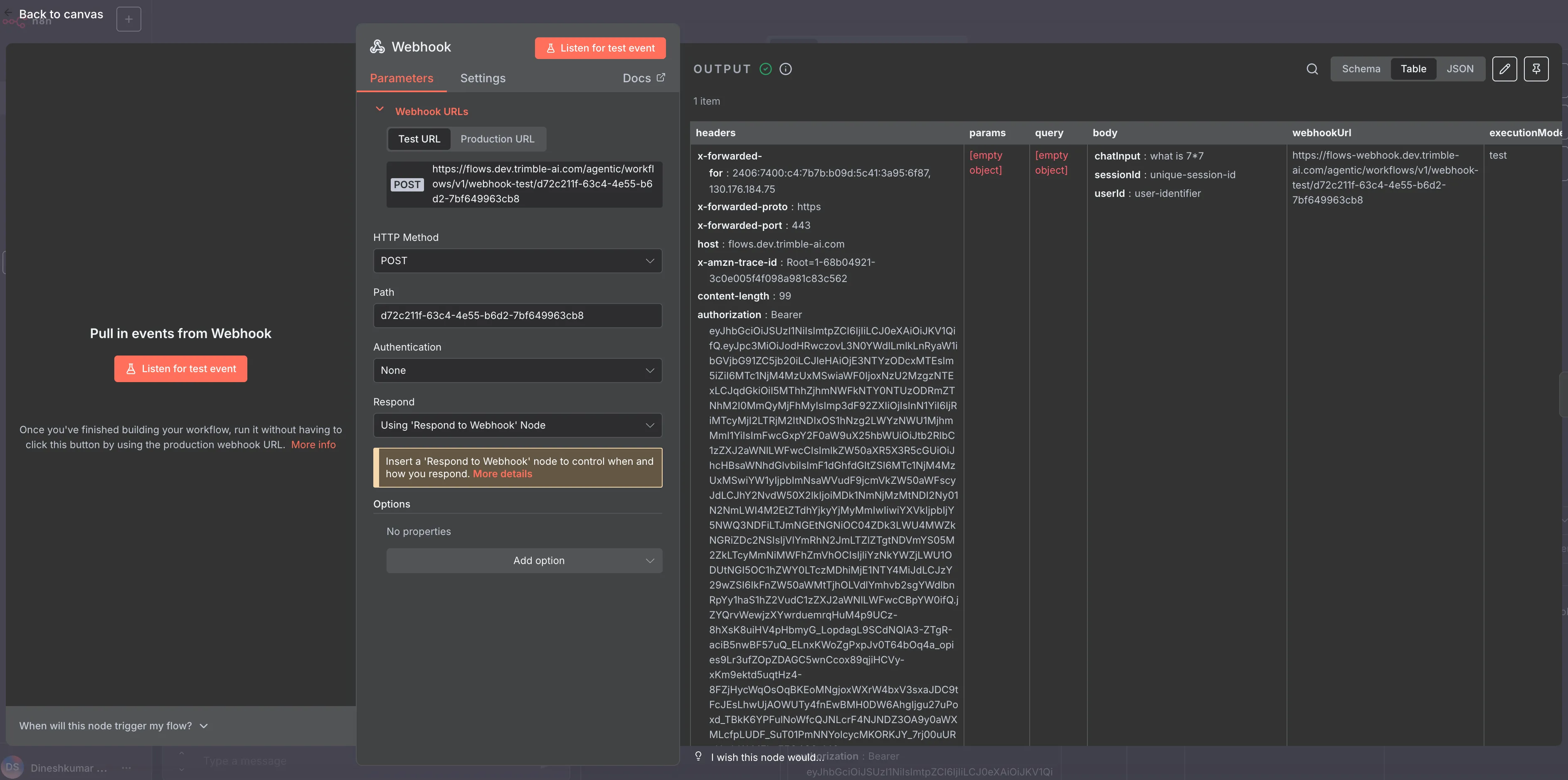 Webhook Configuration