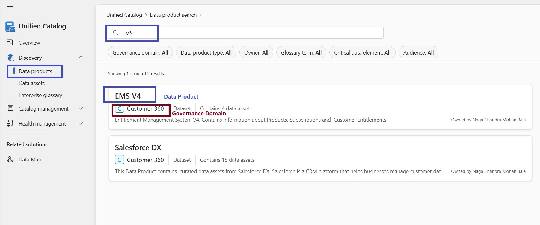 Purview Search Example