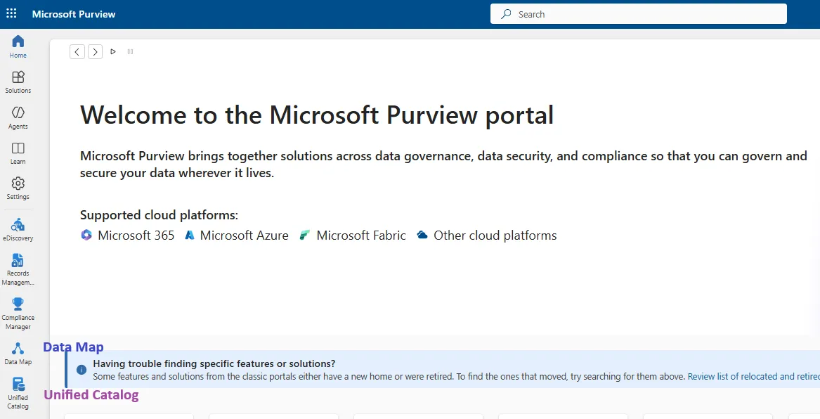 Microsoft Purview Access Welcome