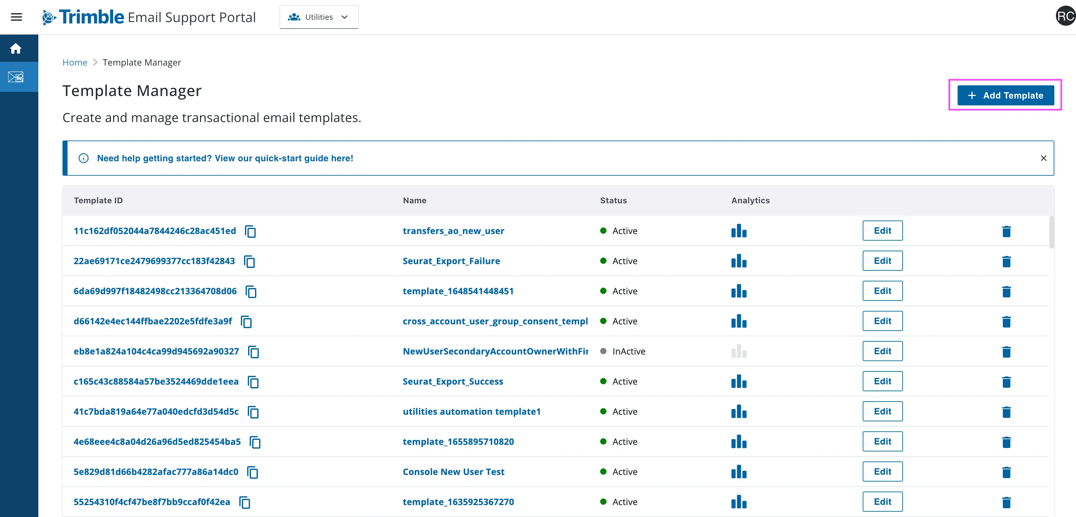 Email Template Manager - Add Email Template